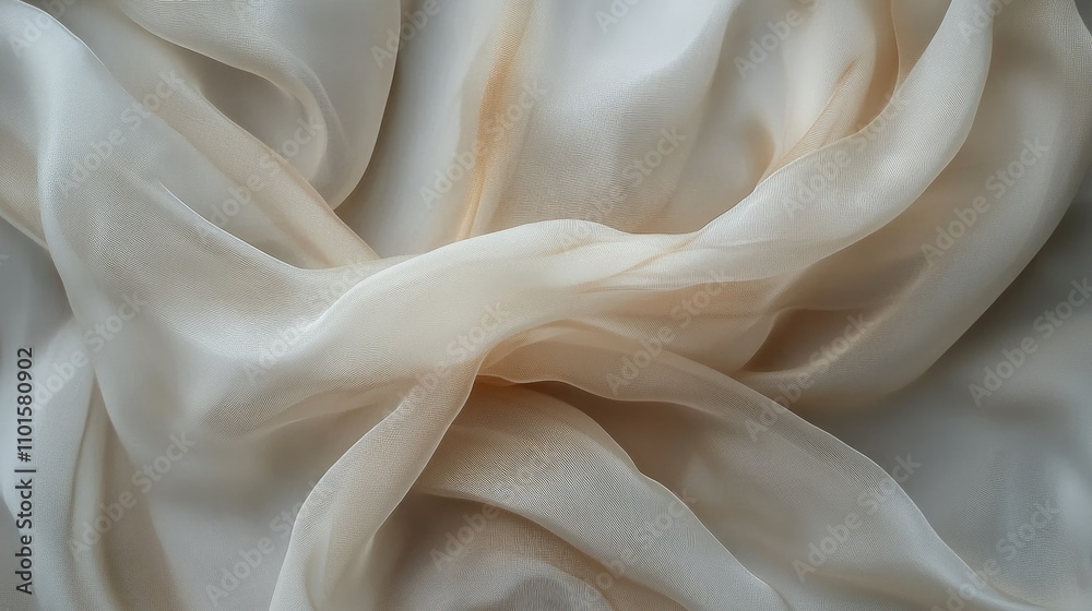Elegant light blue silk fabric rippling gently, with a refined sepia filter emphasizing its smooth texture and sophistication Elegant light blue silk fabric rippling gently, with a refined sepia filter emphasizing its smooth texture and sophistication