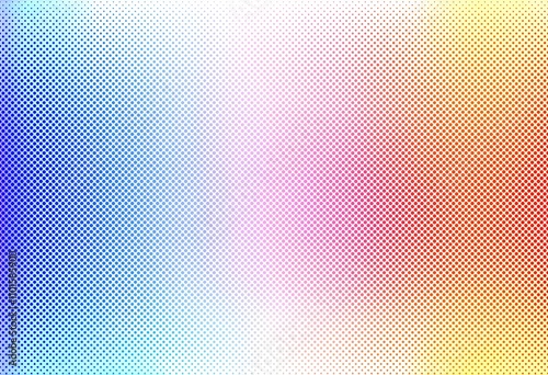 Abstract colorful halftone gradient background