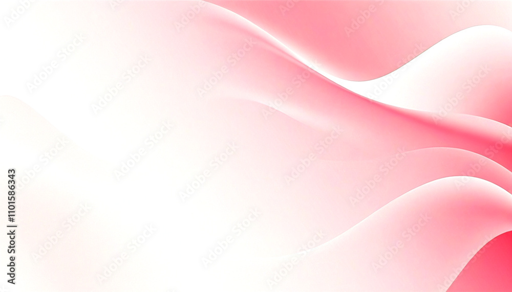 Soft waves of pink and white flow gracefully across a serene canvas Soft waves of pink and white flow gracefully across a serene canvas