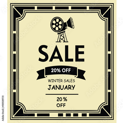 Imagine a bright jade gold solid background with black text reading "SALE OFF 20%,Discount label 20 percent off for discount promotion