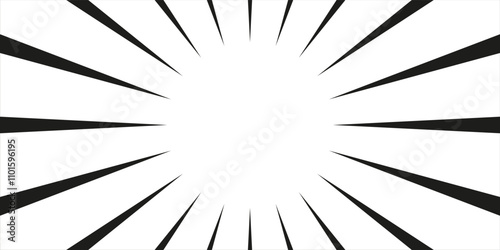 Cartoon halftone line. Comic lines. Concentrated frames. Superhero hero. Anime focus isolated on white background. Radial pattern. Accent attention. Action hd. Superhero texture. Vector illustration