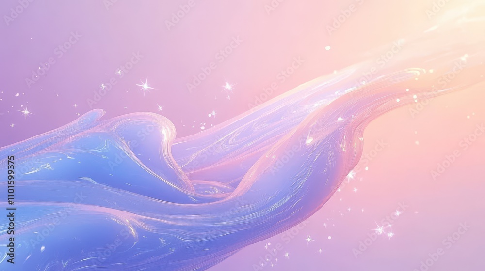 Dreamy glowing swirls in pastel tones blending on soft lavender comic backdrops Dreamy glowing swirls in pastel tones blending on soft lavender comic backdrops