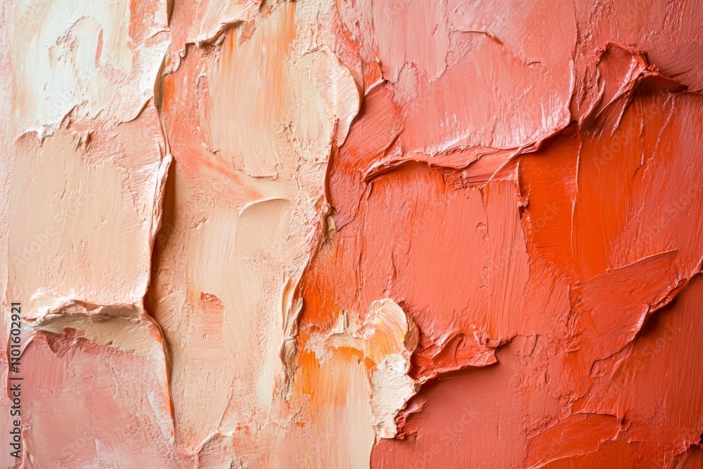 Naklejka premium abstract in terracotta color artwork