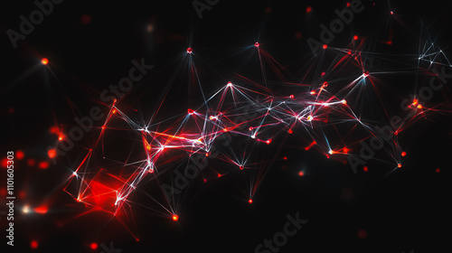 Abstract digital background electromagnetic wave background Innovation digital wave background information technology background The background is the background. gradient wave digital wave banner