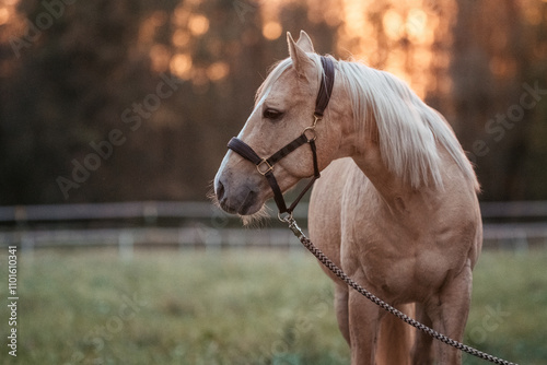 Tableau sur toile Palomino Quarter Horse
