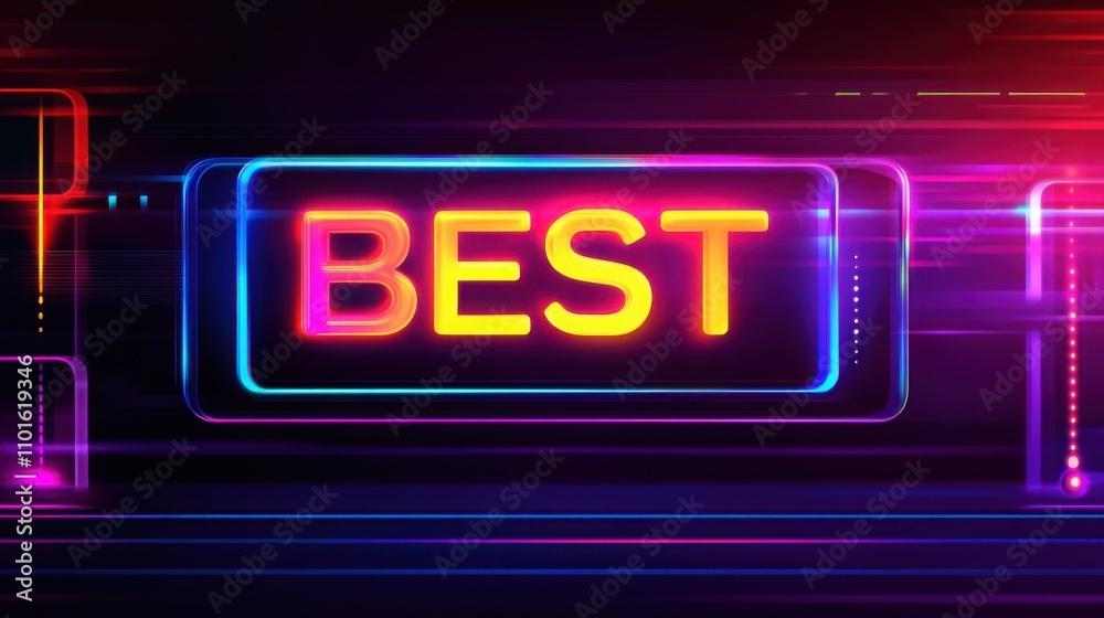 a success scale with a glowing 3D a success scale with a glowing 3D