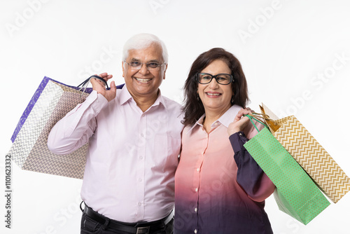 Wallpaper Mural Senior couple celebrating festival with full of happiness Torontodigital.ca