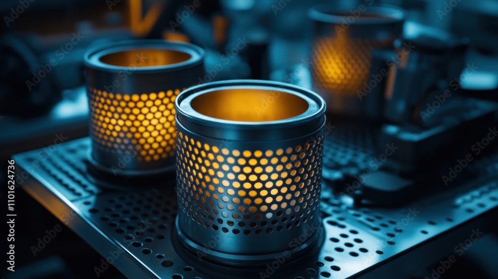 A three-way catalyst laid on a mechanic's table, with light illuminating its internal honeycomb design. The scene emphasizes the advanced engineering behind automotive exhaust treatment. A three-way catalyst laid on a mechanic's table, with light illuminating its internal honeycomb design. The scene emphasizes the advanced engineering behind automotive exhaust treatment.