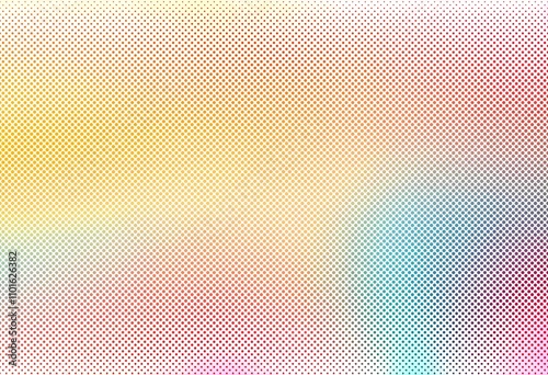 Abstract colorful halftone gradient background