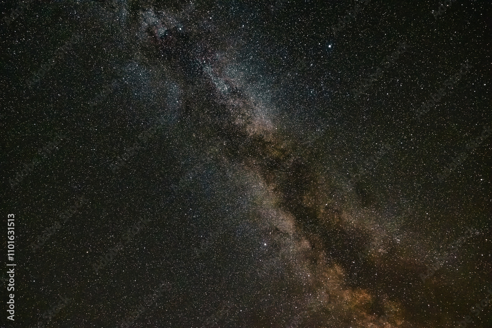 Obraz premium The Milky Way background photo. Starry night photo