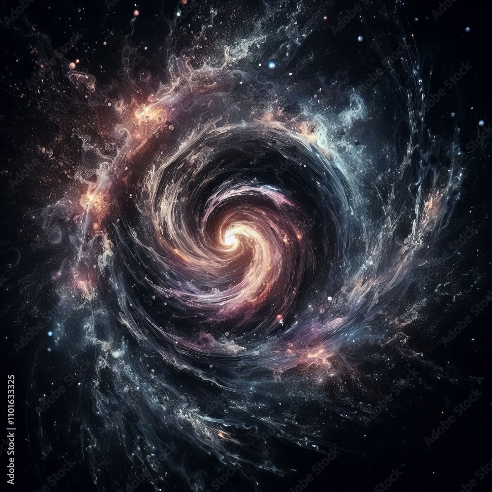 Swirling Void Splatter A splatter that forms a swirling empty sp Swirling Void Splatter A splatter that forms a swirling empty sp