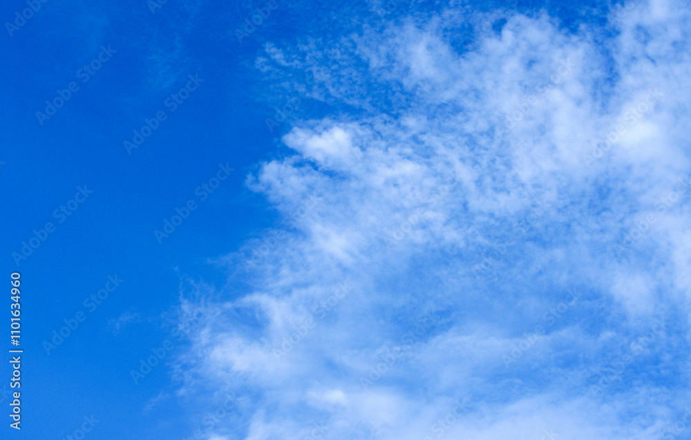 White clouds in blue sky White clouds in blue sky