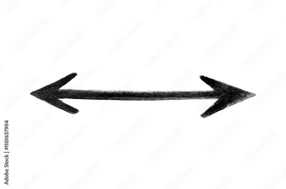 black arrows isolated on white background black arrows isolated on white background