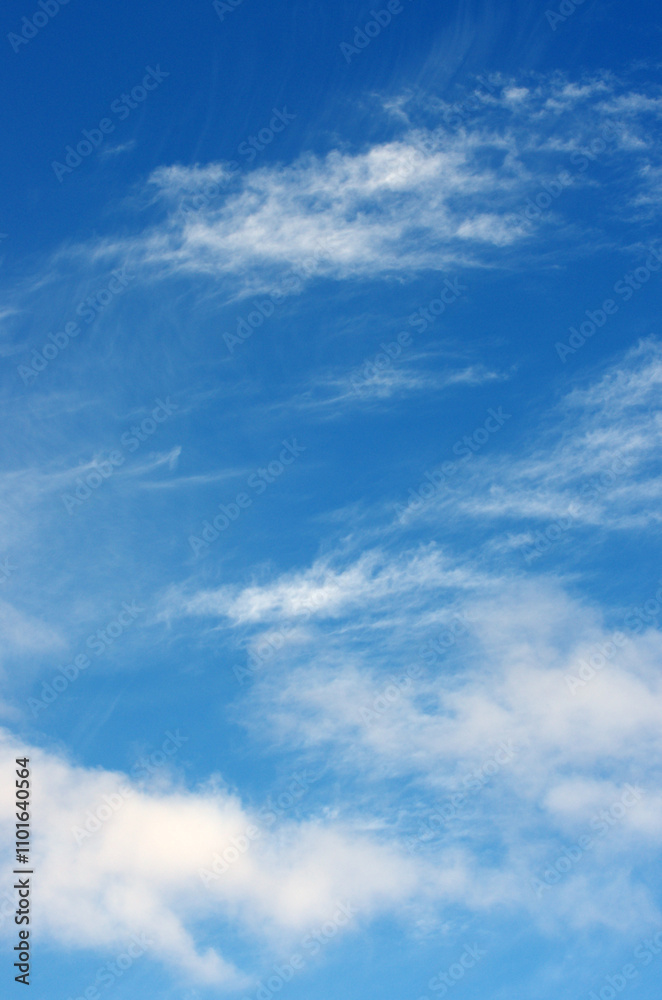 Fototapeta premium White clouds in blue sky