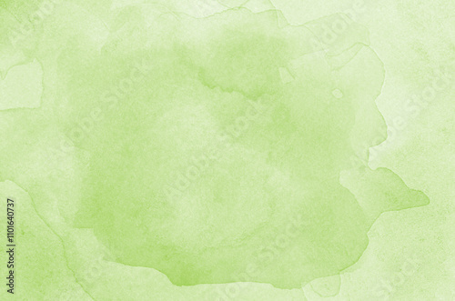 Abstract green watercolor background texture
