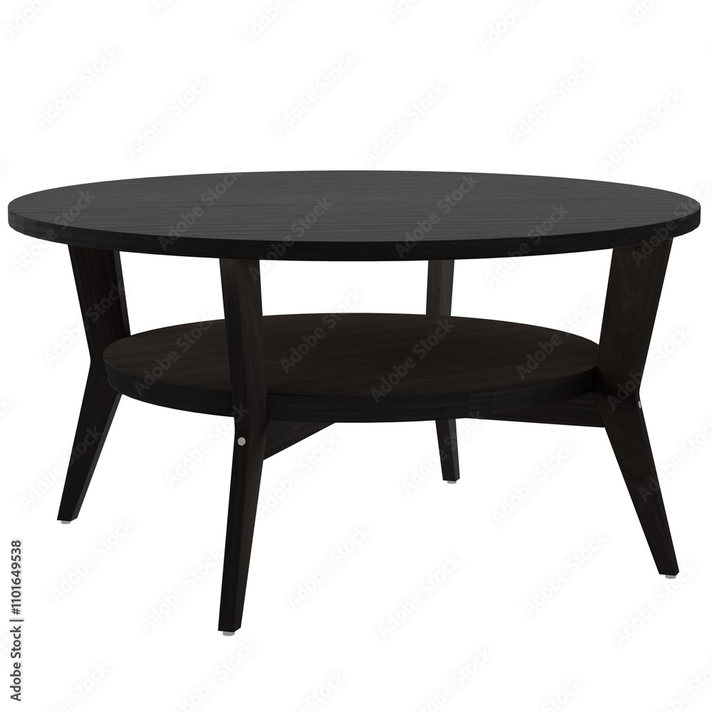 3d render round table with transparent background 3d render round table with transparent background