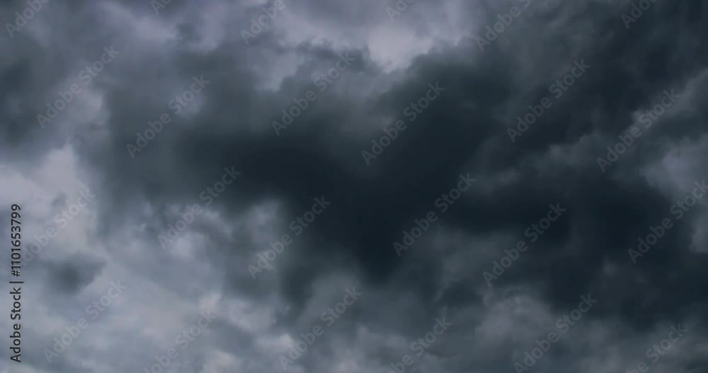 Timelapse of clouds flying in the sky over the sea and the coast Timelapse of clouds flying in the sky over the sea and the coast