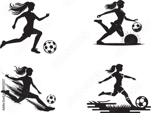 soccer player silhouette tranceparent background