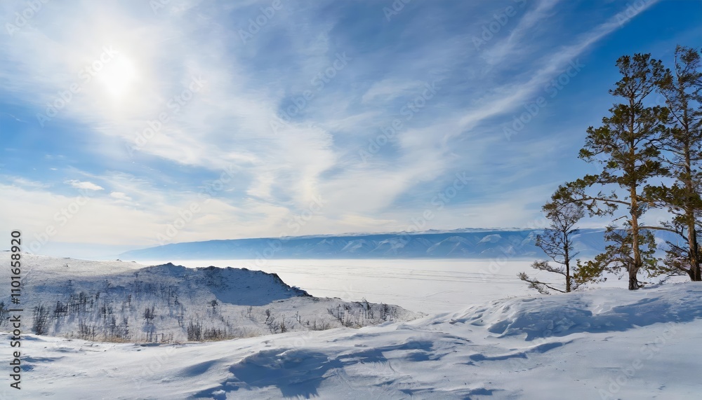 Breathtaking Snow-Covered Landscape Featuring Serene Winter Scenery with Mountains, Trees, and Crisp Blue Sky in a Tranquil Natural Setting Perfect for Seasonal and Travel Inspirations Breathtaking Snow-Covered Landscape Featuring Serene Winter Scenery with Mountains, Trees, and Crisp Blue Sky in a Tranquil Natural Setting Perfect for Seasonal and Travel Inspirations