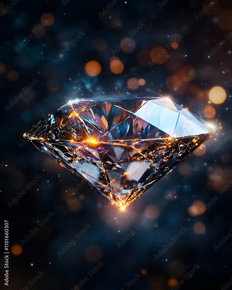 The beauty of diamonds and their luxury suit the beautiful scenery. For couples or ladies, look good and stylish. and space for writing text The beauty of diamonds and their luxury suit the beautiful scenery. For couples or ladies, look good and stylish. and space for writing text