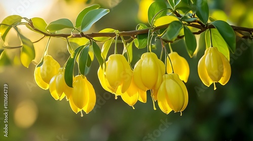 Stunning Yellow Flowers in Sunlight photo