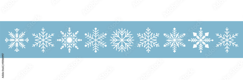 Collection of geometric snowflakes. Flat elements of different snowflake shapes. Set of snowflakes for holiday banner, postcard or decoration. New Year vector ornament. Collection of geometric snowflakes. Flat elements of different snowflake shapes. Set of snowflakes for holiday banner, postcard or decoration. New Year vector ornament.