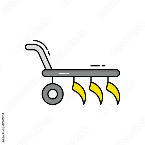 Plow vector icon