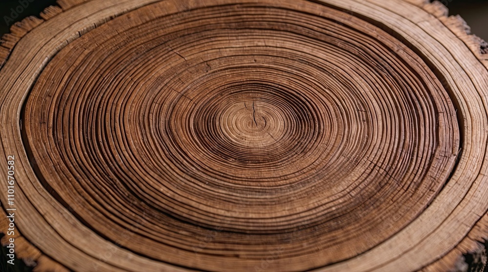 Close-up of Tree Rings with Detailed Texture Close-up of Tree Rings with Detailed Texture