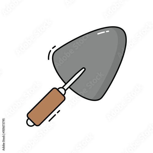 Trowel vector icon