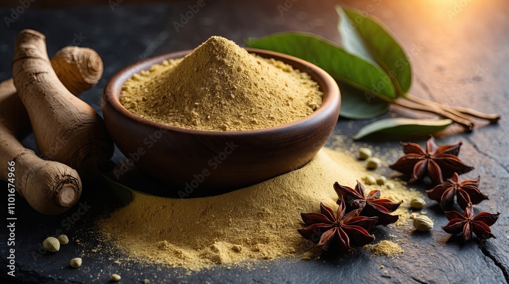 Aromatic Spice Blend with Star Anise and Ginger Root Aromatic Spice Blend with Star Anise and Ginger Root