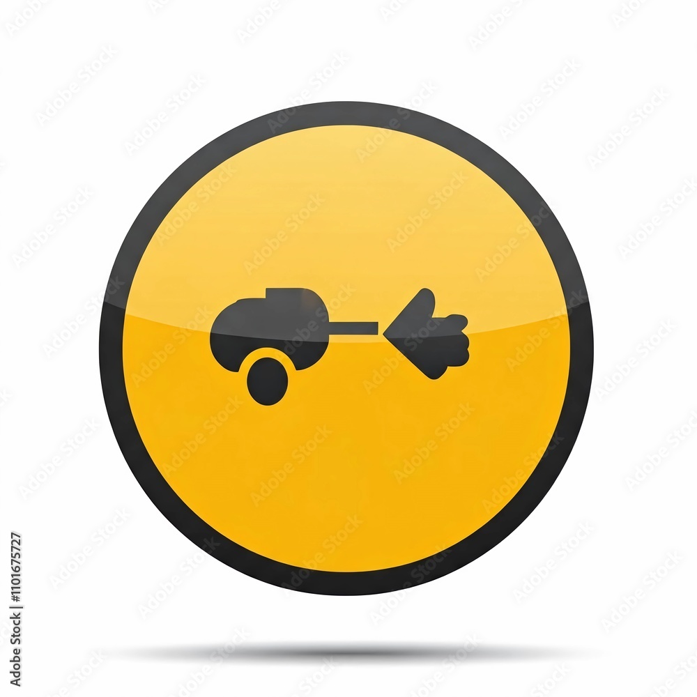 Symble of slow speed sign. Symble of slow speed sign.