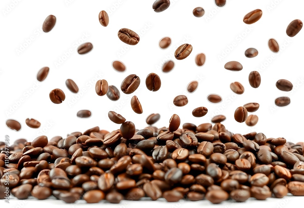 Obraz premium Delicious coffee beans arrangement