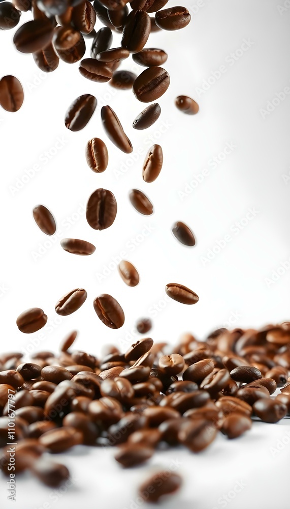 Obraz premium Delicious coffee beans arrangement
