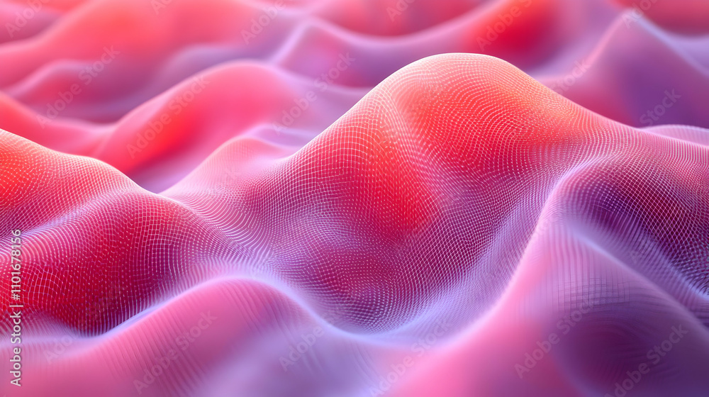 Soft Abstract Digital Art of AI Network Patterns with Flowing Lines and Copy Space Soft Abstract Digital Art of AI Network Patterns with Flowing Lines and Copy Space