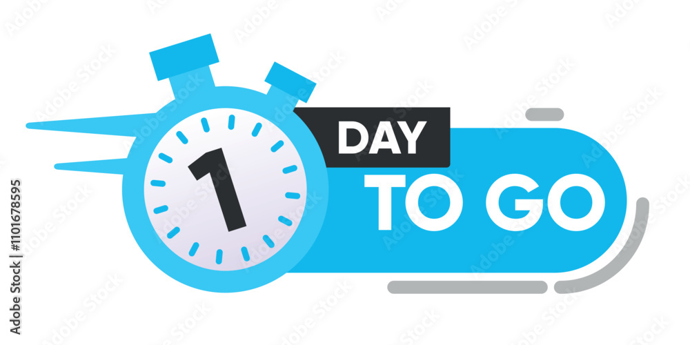 Countdown icon with Countdown icon with