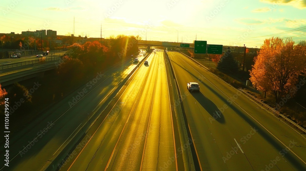 Empty express lane on highway during off-peak hours, symbolizing efficiency and opportunity in a calm, uncluttered environment. Empty express lane on highway during off-peak hours, symbolizing efficiency and opportunity in a calm, uncluttered environment.