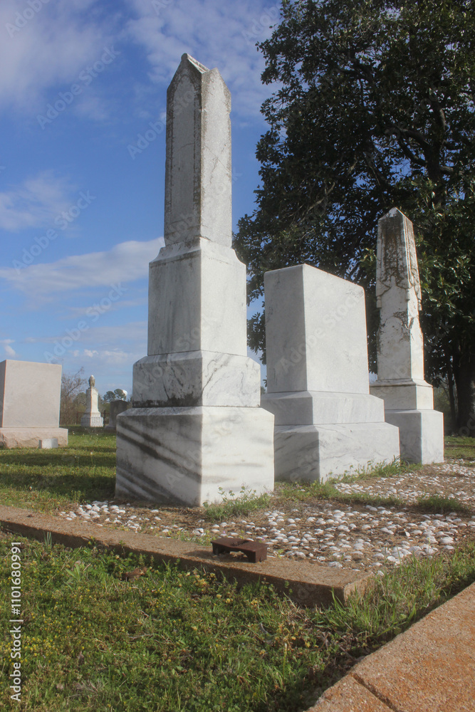 Historic Cemetery With Sea Shells cemented in grave site Historic Cemetery With Sea Shells cemented in grave site