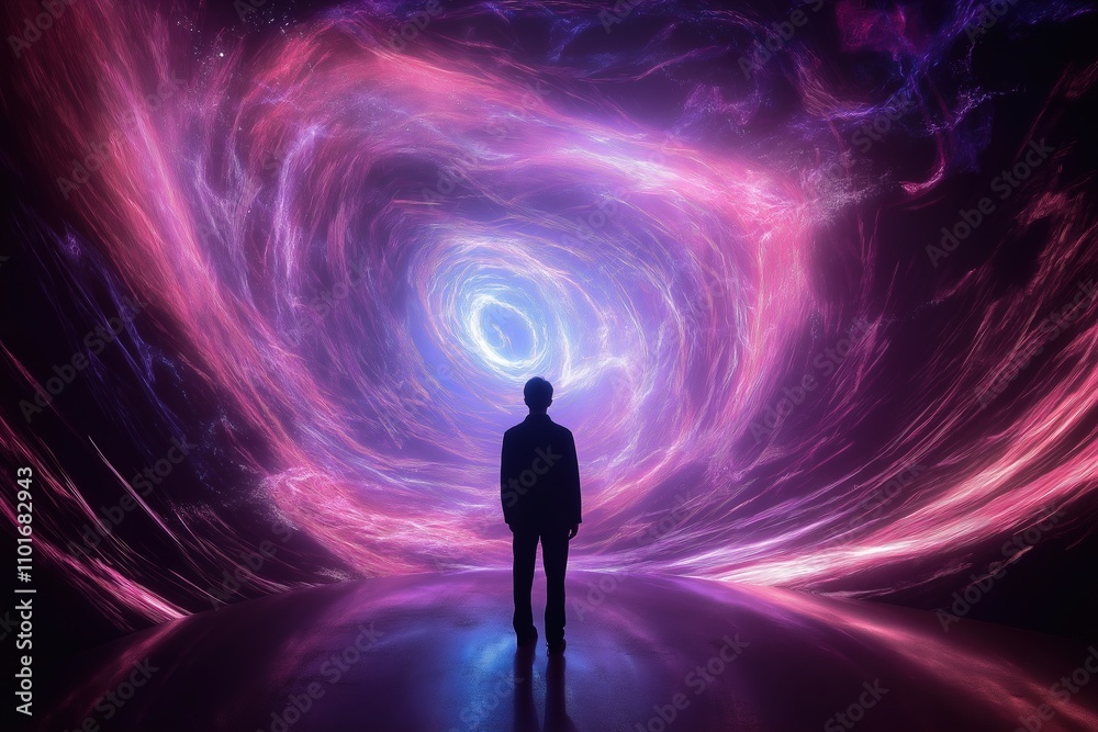 Exploring immersive art in a vibrant exhibition space Exploring immersive art in a vibrant exhibition space