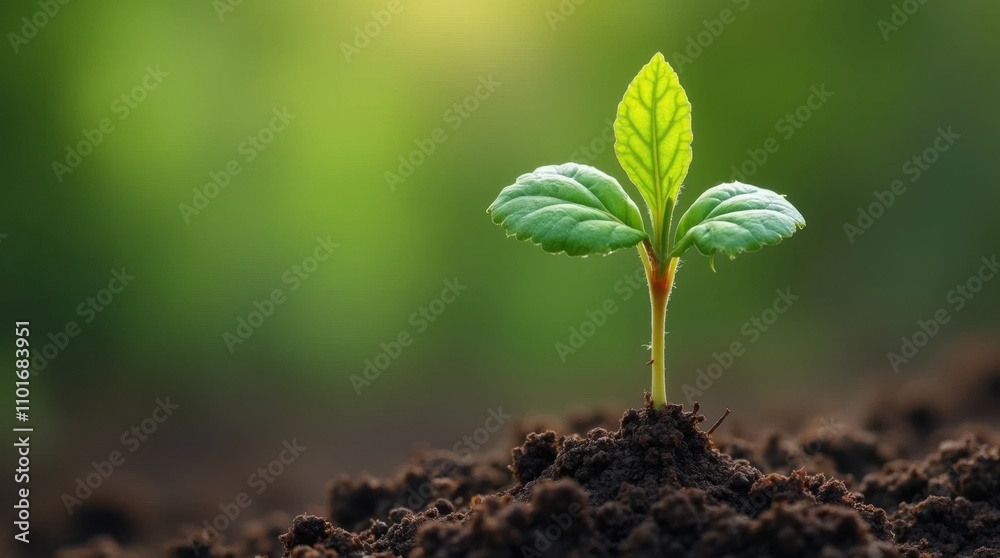 Sprout Growing from Soil Icon Sprout Growing from Soil Icon
