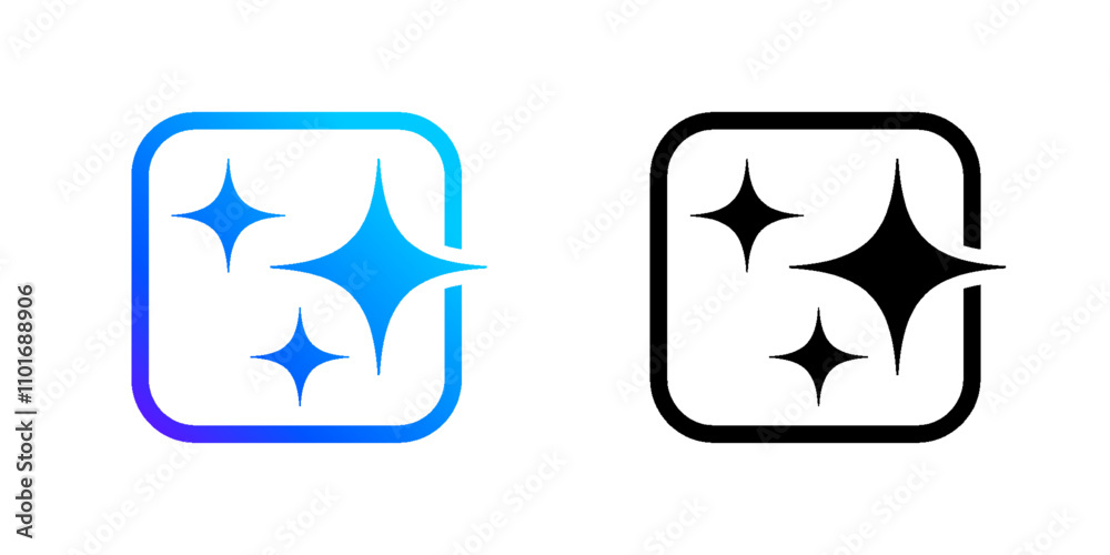 custom made wallpaper toronto digitalAI generated icon for artificial intelligence chat button and generate app, vector sign. Artificial intelligence generate button or AI generation application UI icon