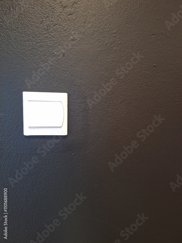 Plakat light switch on wall