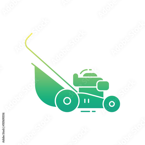 Lawn Mover vector icon