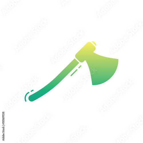 Wood Axe vector icon