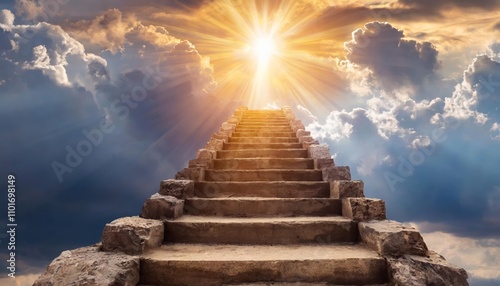 The Ladder to Heaven: Exploring Concepts of Enlightenment, Spiritual Growth, and Inner Transformation a Visual Journey through Spirituality, Ascension, and Mystical Pathways Toward Higher