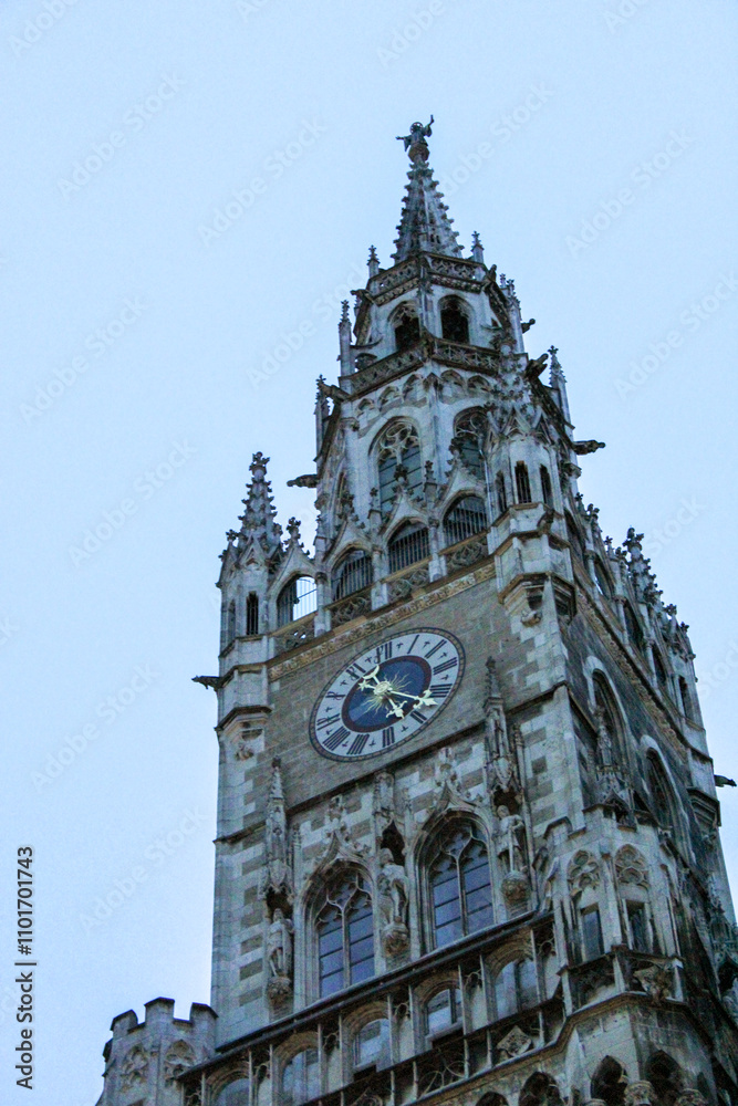 New Town Hall in Marienplatz, Munich, Germany New Town Hall in Marienplatz, Munich, Germany