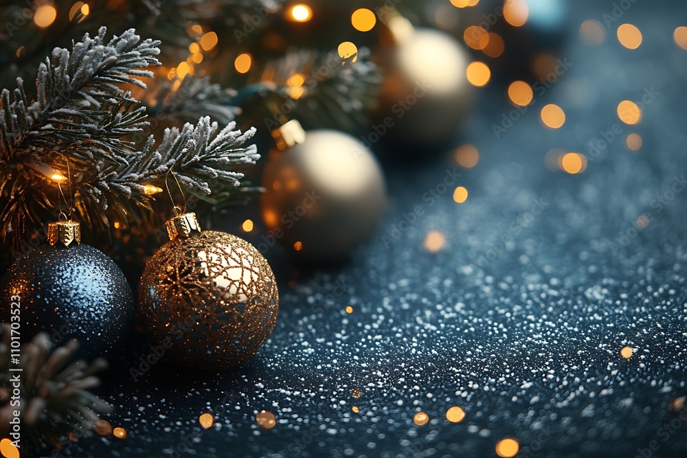 Fototapeta premium Close-Up of Festive Ornaments.