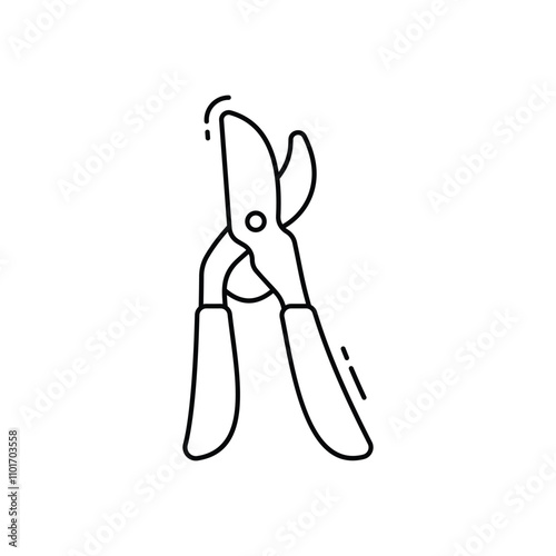 Pruners vector icon