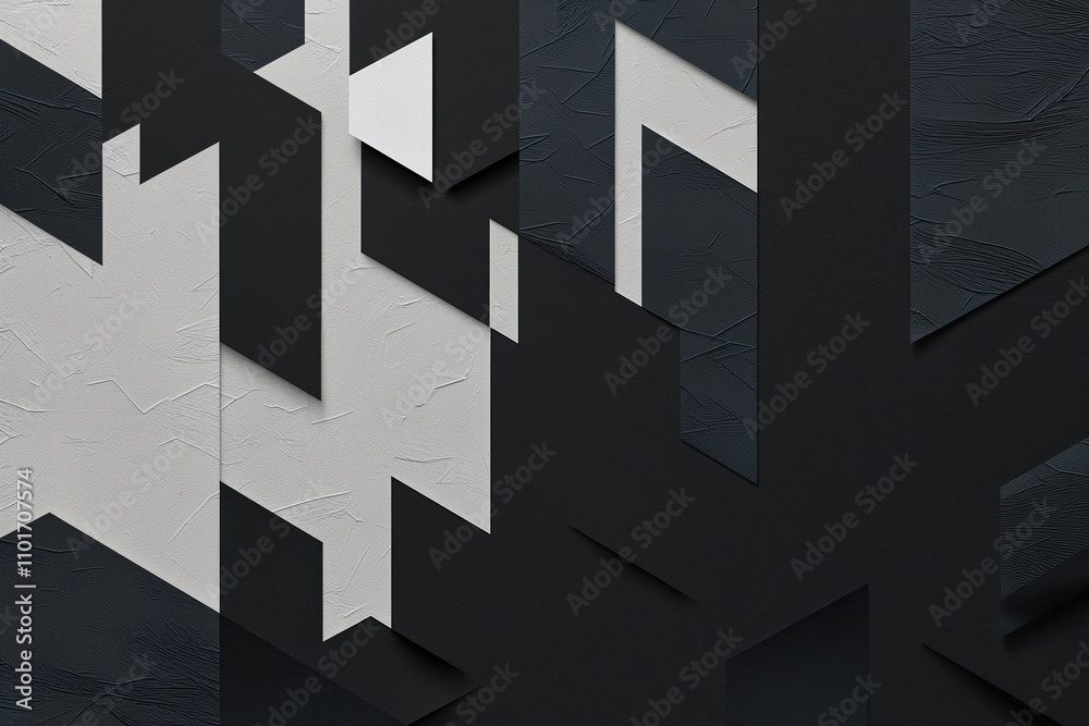 Mysterious Urban Abstract Paper Texture Featuring Shadows and High Contrast Mysterious Urban Abstract Paper Texture Featuring Shadows and High Contrast