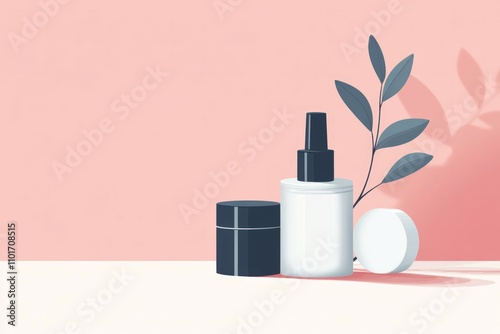 Wallpaper Mural a minimalistic cover for a cosmetics background Torontodigital.ca