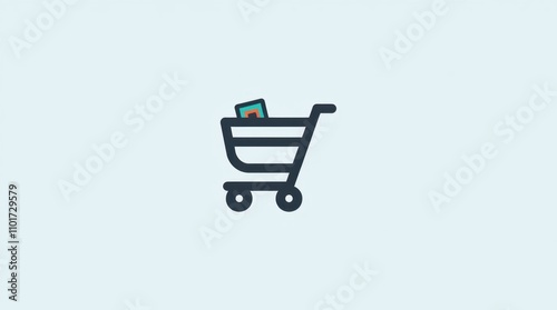 Shopping Cart with Items